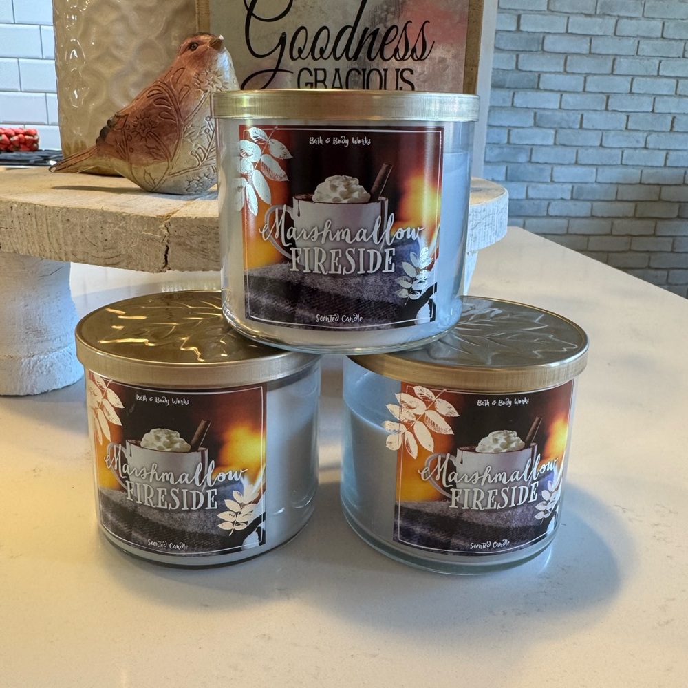 Marshmallow Fireside Candle Set